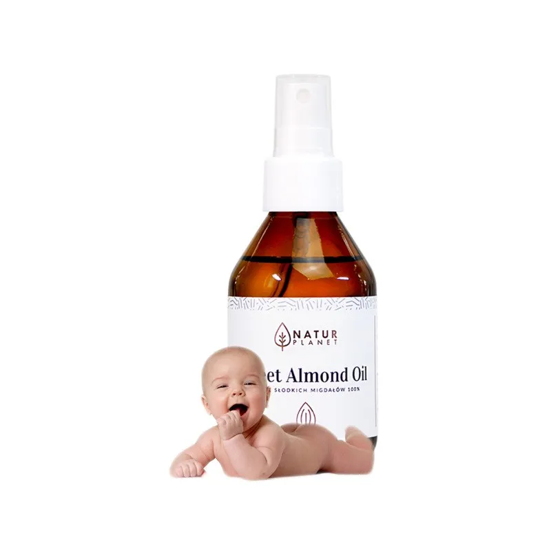 Natur Planet Olej ze słodkich migdałów naturalny 100ml ❤️  Laroxy.pl
