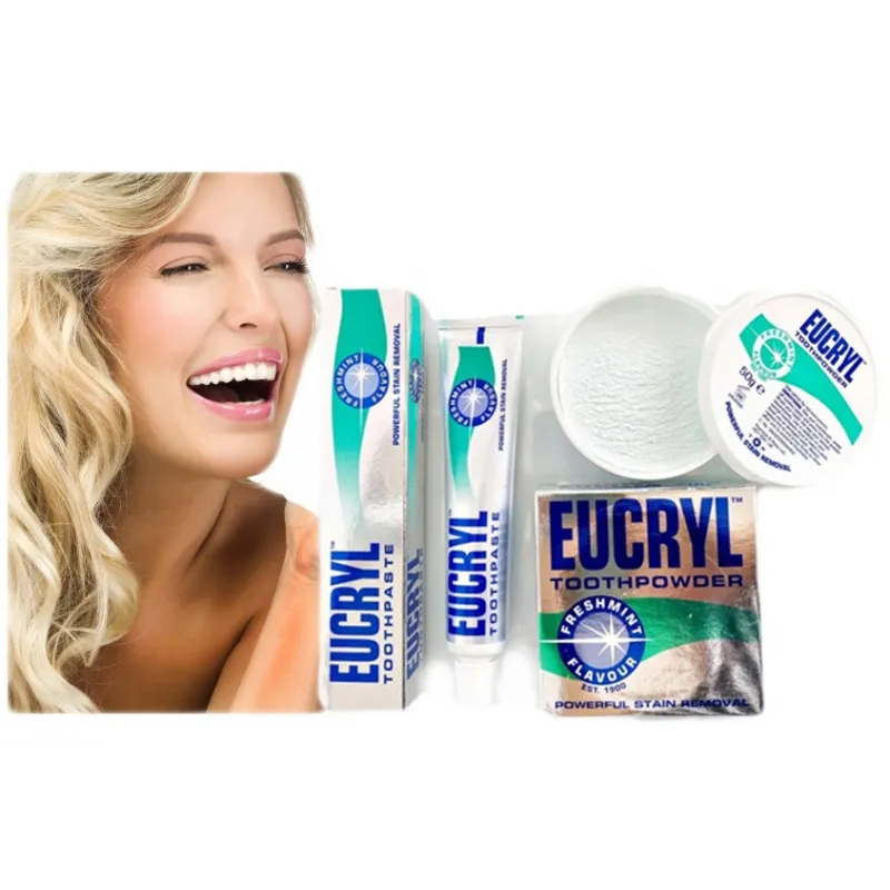 Teeth whitening kit Eucryl powder + paste ✨ Laroxy.pl