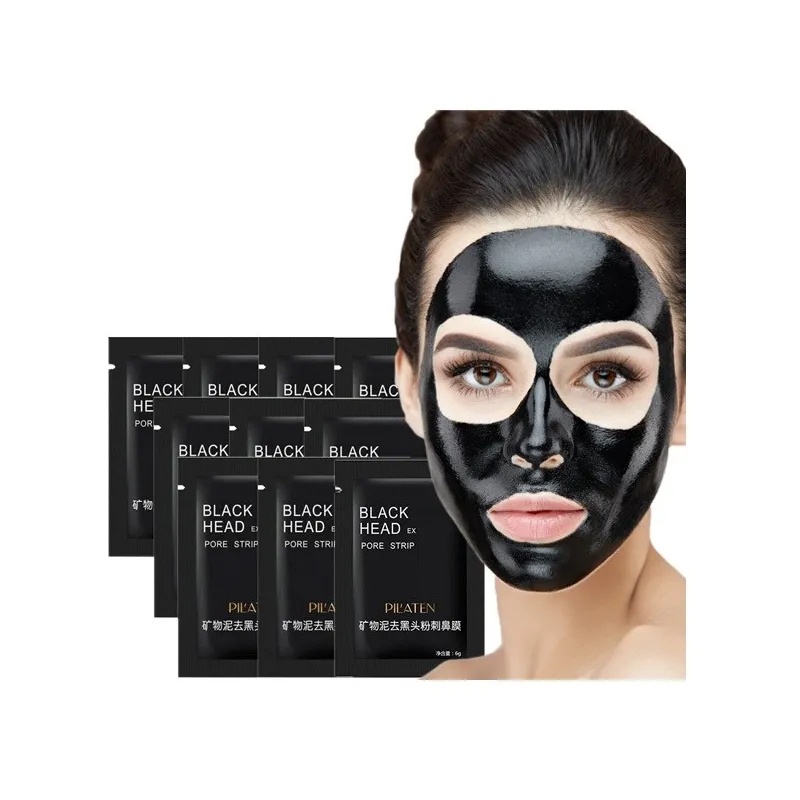 PILATEN black blackhead mask 10 pieces ❤️ laroxy.pl