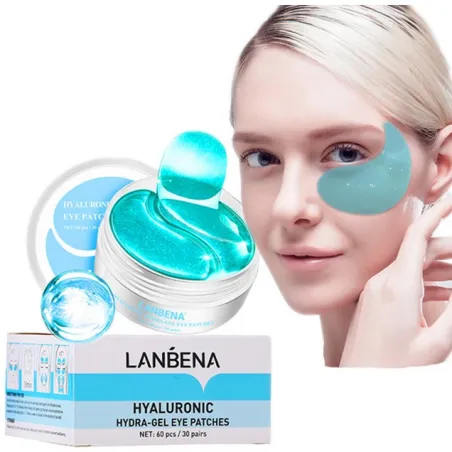 Lanbena eye patches with hyaluronic acid 60pcs ❤️ laroxy.pl
