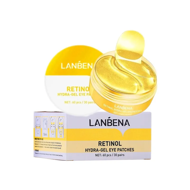 Lanbena Retinol hydrogel eye pads with retinol 60 ❤️ laroxy