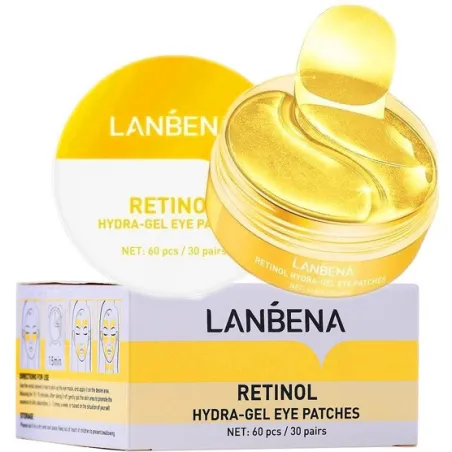 Lanbena Retinol hydrogel eye pads with retinol 60 ❤️ laroxy