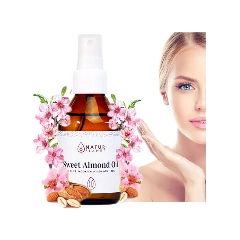 Natur Planet sweet almond oil natural 100ml ❤️ Laroxy.pl