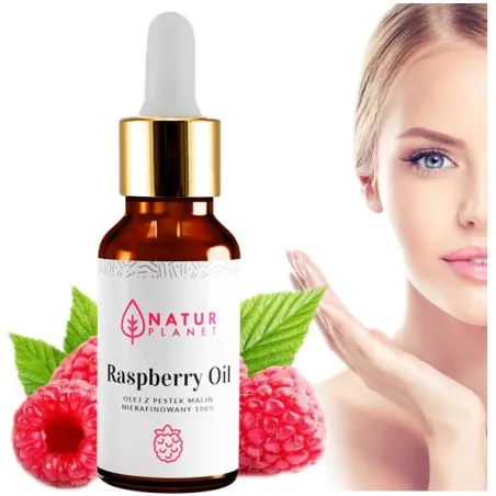 Olej z Pestek Malin Nierafinowany Natur Planet 30 ml ❤️  sklep Laroxy.pl