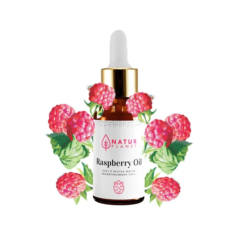 Natur Planet Unrefined Raspberry Seed Oil 30 ml ❤️ store Laroxy.pl