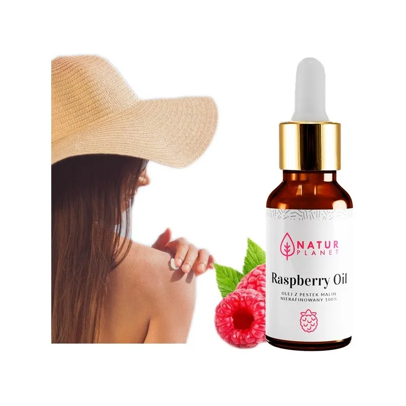 Natur Planet Unrefined Raspberry Seed Oil 30 ml ❤️ store Laroxy.pl