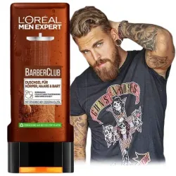 LOREAL MEN expert Barber Club perfumowany żel pod prysznic dla mężczyzn ciało twarz broda XL 300ml