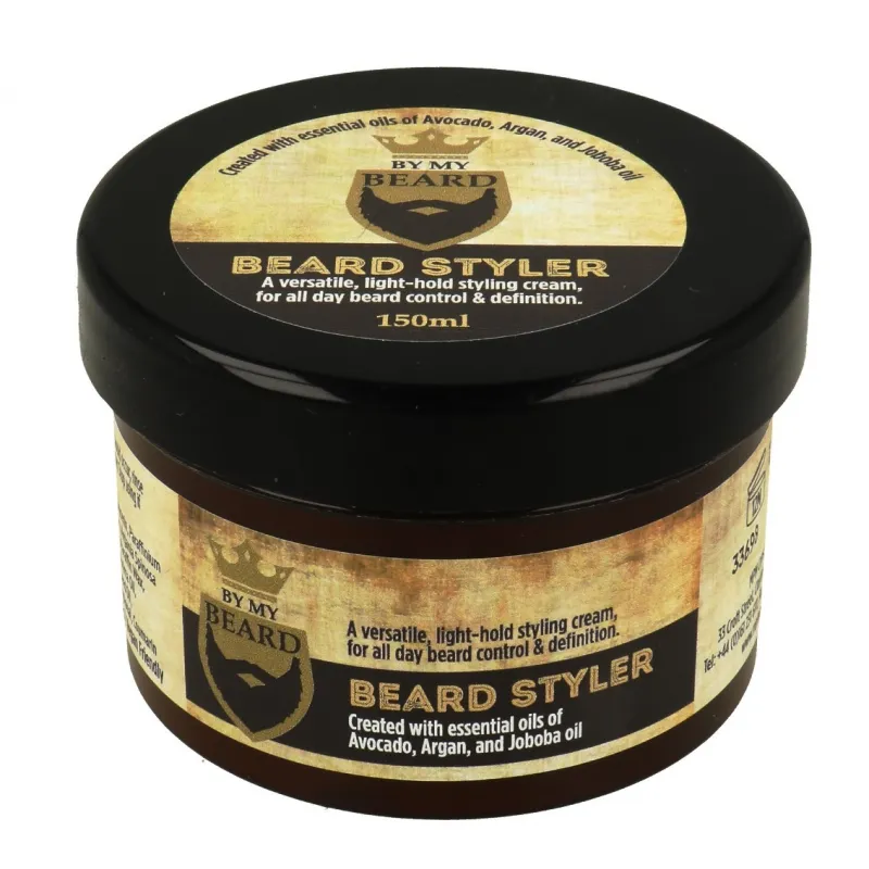 BY MY BEARD Beard and Mustache Styling Cream - Laroxy.com