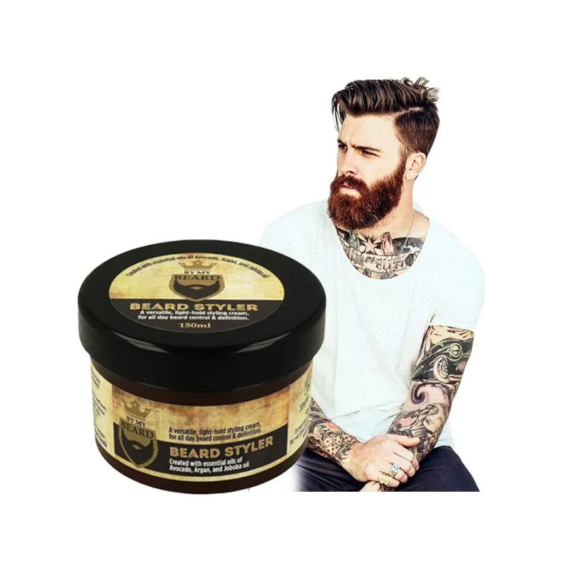 BY MY BEARD Beard and Mustache Styling Cream - Laroxy.com