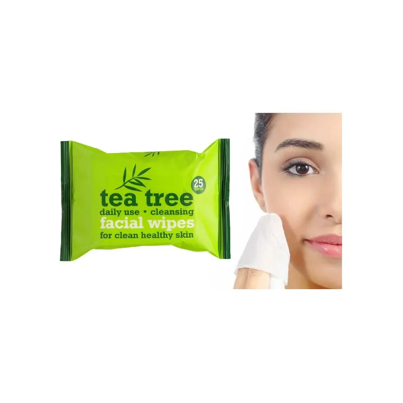 Tea Tree chusteczki nawilżające do demakijażu 25 sztuk