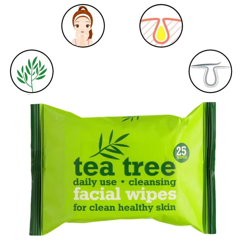 Tea Tree makeup remover and cleansing wipes - Laroxy store