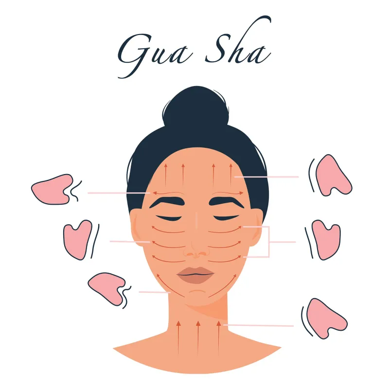 Gua sha jade stone tile cocoSpa ❤️ Laroxy.pl