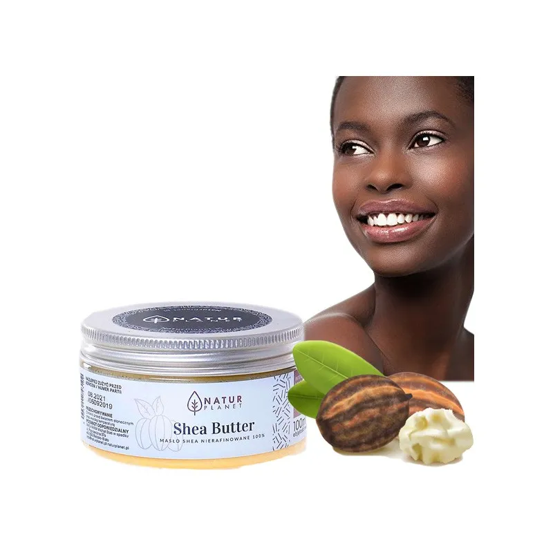 Natur Planet unrefined shea butter 100g - sklep Laroxy.pl