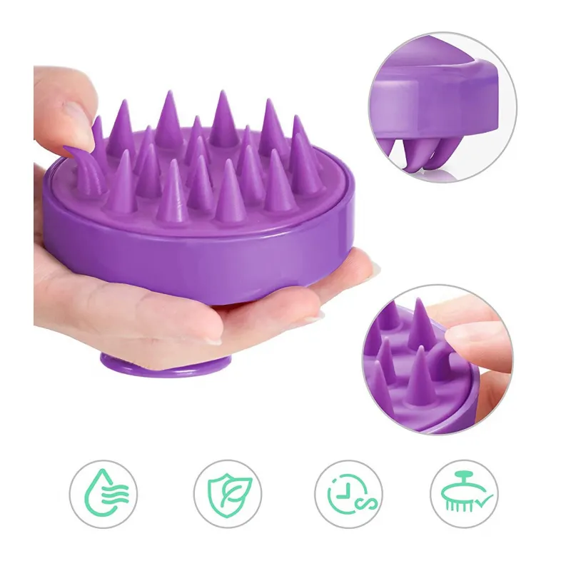 Silicone brush for hair washing and head massage massager ❤️ Laroxy