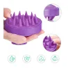 Silicone brush for hair washing and head massage massager ❤️ Laroxy