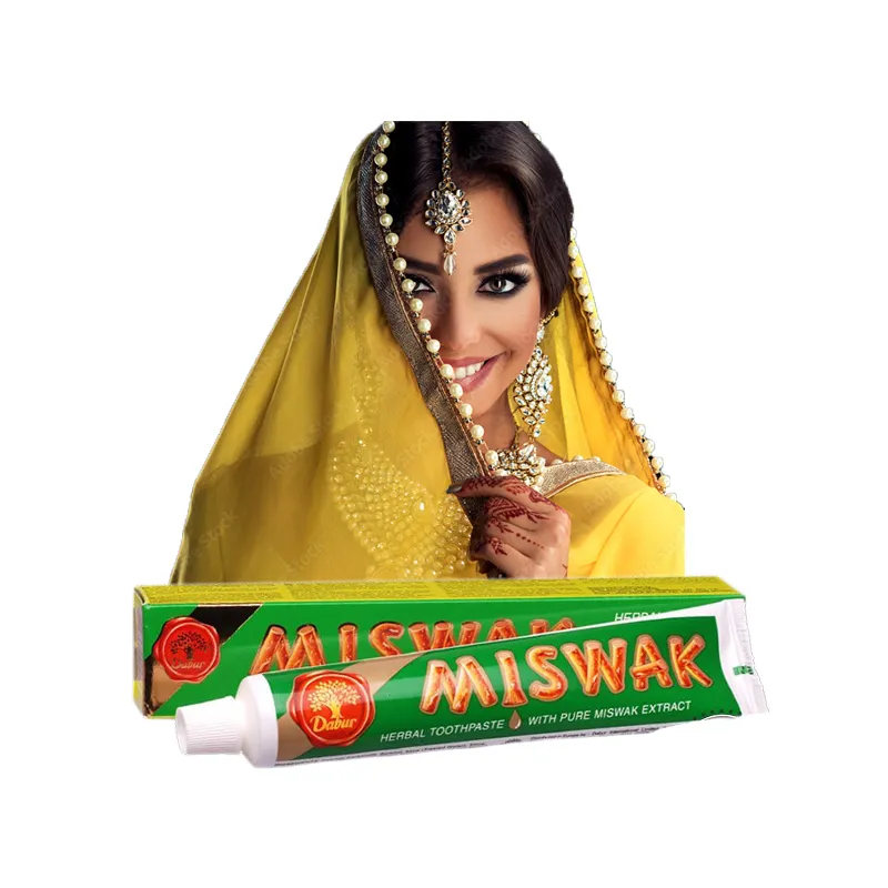 DABUR MISWAK Pasta do zębów ziołowa bez fluoru 100ml ❤️ Laroxy.pl