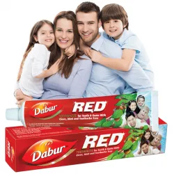 Dabur Red herbal toothpaste without fluoride Natural ❤️ Laroxy.pl