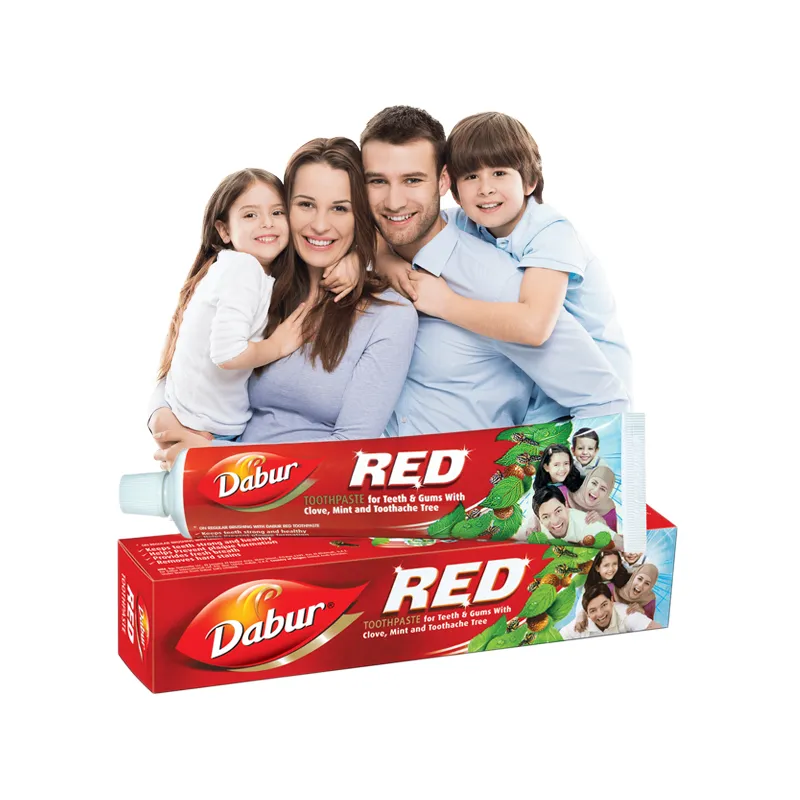 Dabur Red herbal toothpaste without fluoride Natural ❤️ Laroxy.pl