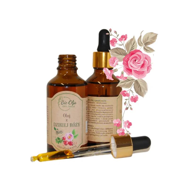 Bio Olja rosehip oil + jade roller KIT ❤️ Laroxy.pl