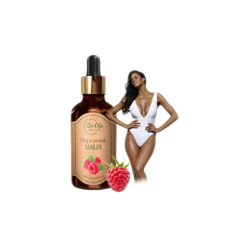 Bio Olja raspberry seed oil + jade roller KIT ❤️ Laroxy.pl
