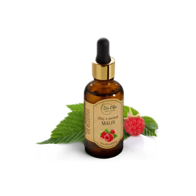 Bio Olja raspberry seed oil + Gua Sha stone KIT ❤️ Laroxy.pl