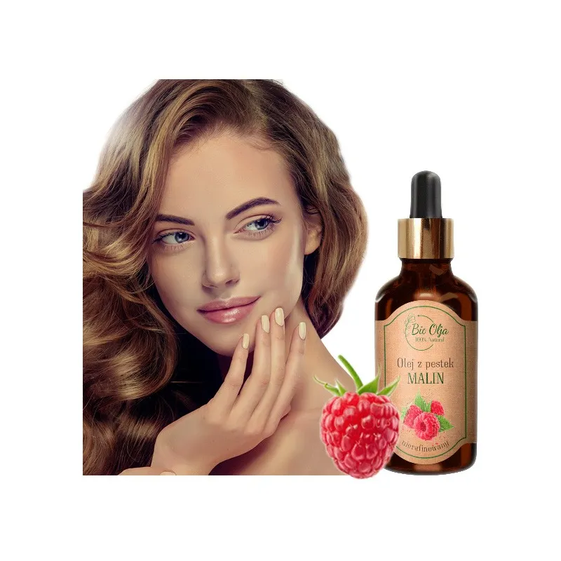 Bio Olja olejek z pestek Malin + kamień Gua Sha ZESTAW ❤️ Laroxy.pl