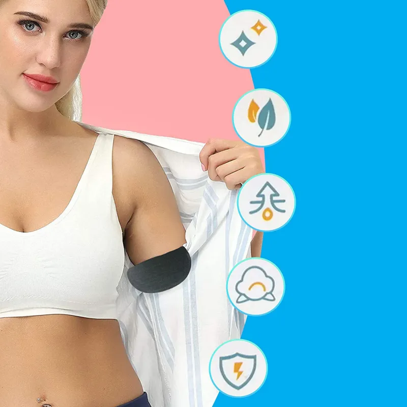 BLACK anti-sweat underarm pads 2 pieces - Laroxy.pl