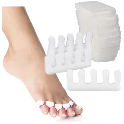 Pedicure foam toe separators 10 pairs - 20 pieces - Laroxy.pl