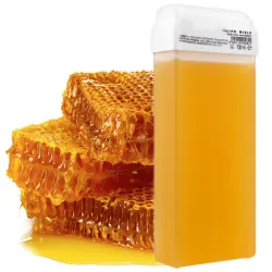 Wosk do depilacji  na ciepło w rolce miodowy Honey 100ml