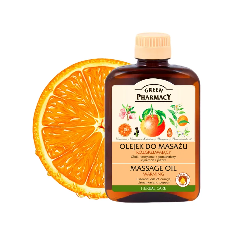 Warming massage oil orange cinnamon - Laroxy.pl