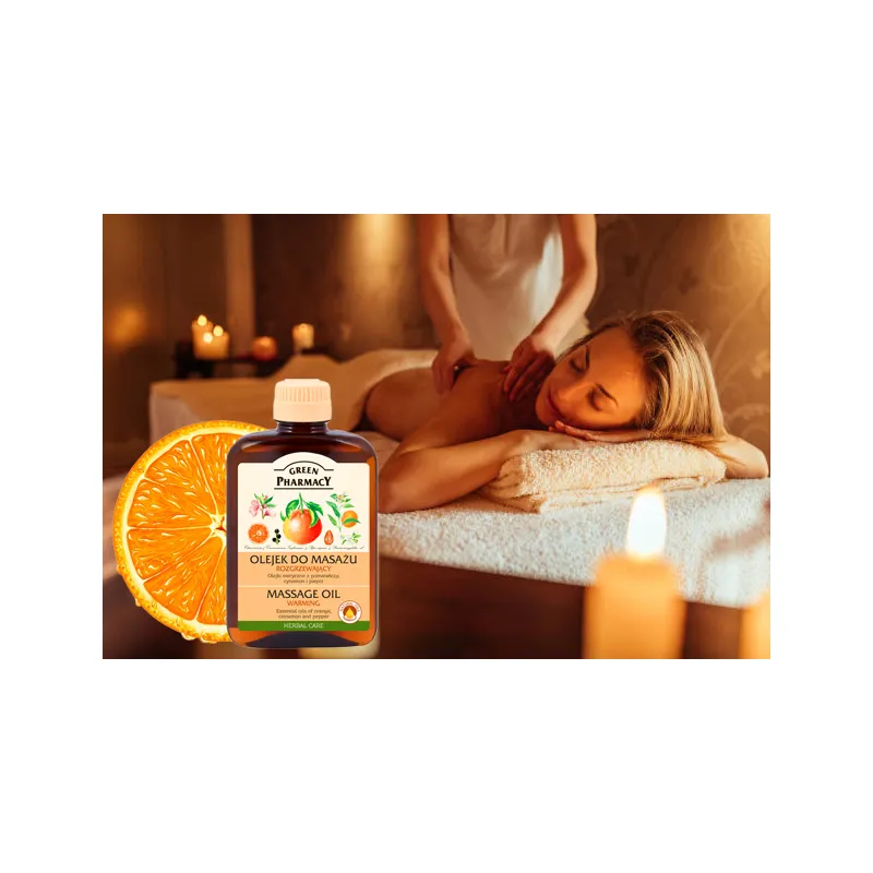 Warming massage oil orange cinnamon - Laroxy.pl