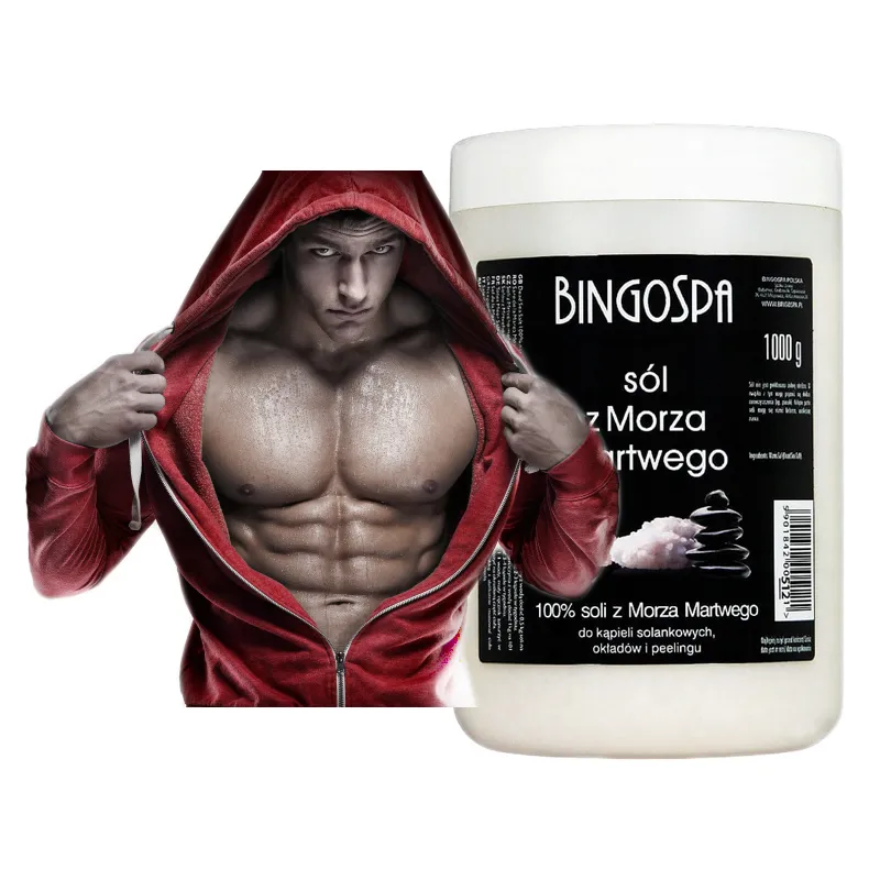 BingoSpa Dead Sea salt for bath wraps 1kg - Laroxy.pl