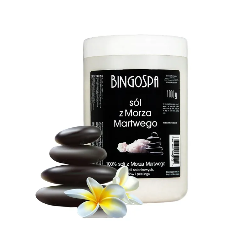 BingoSpa Dead Sea salt for bath wraps 1kg - Laroxy.pl