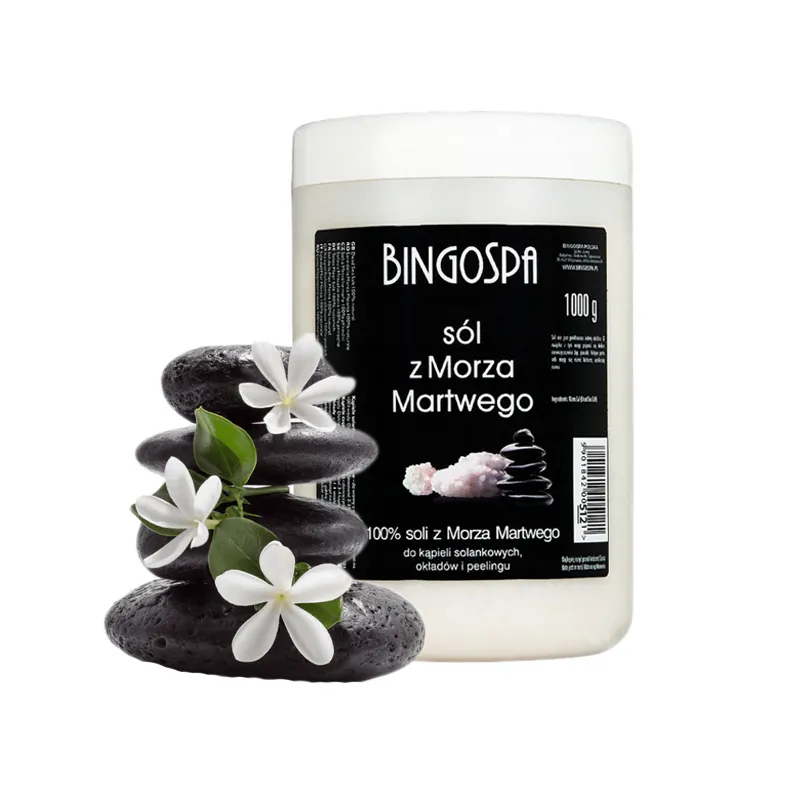 BingoSpa Dead Sea salt for bath wraps 1kg - Laroxy.pl