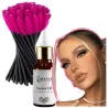 Castor oil for eyebrows and eyelashes + brushes - KIT ❤️ Laroxy.pl
