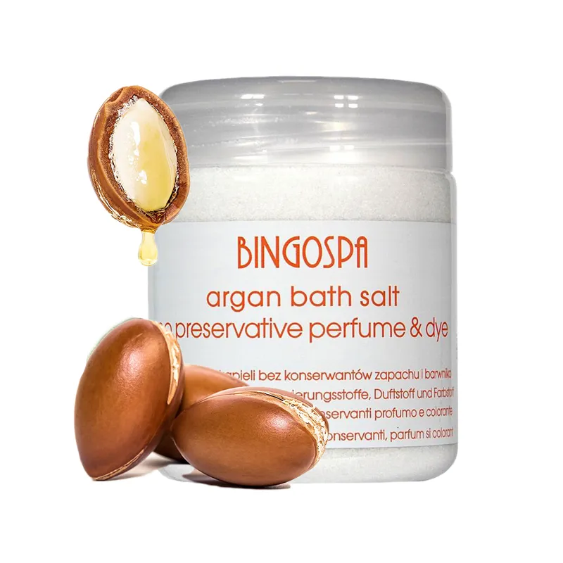 Bath salt with argan oil - without preservatives ❤️ Laroxy.pl