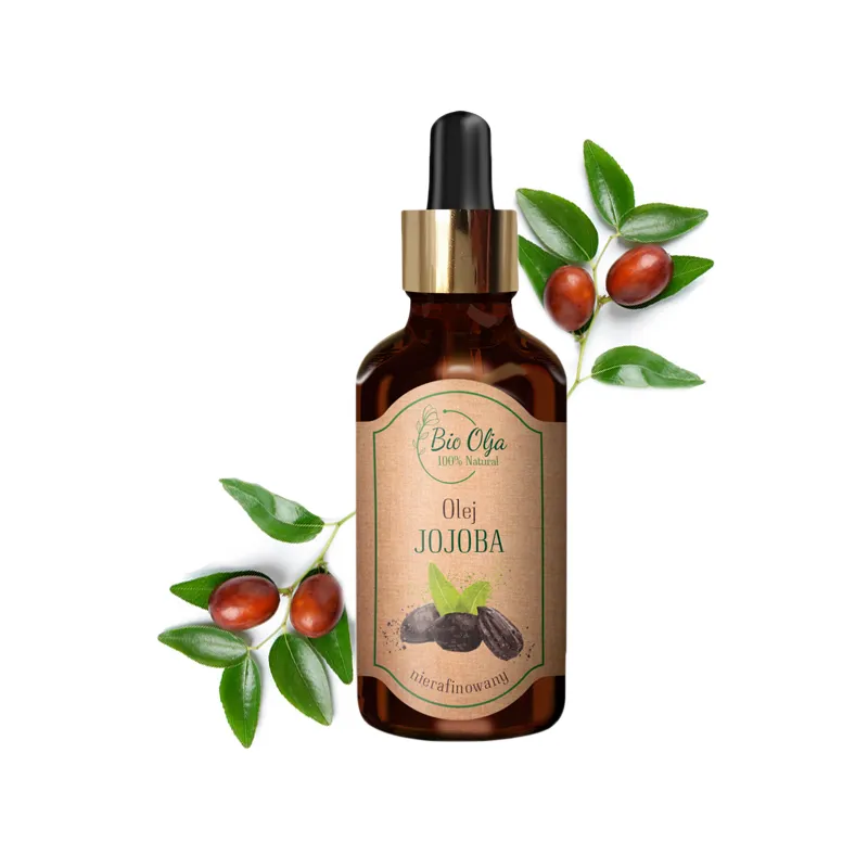 Bio Olja olej JOJOBA nierafinowany do twarzy reguluje sebum ❤️ Laroxy.pl