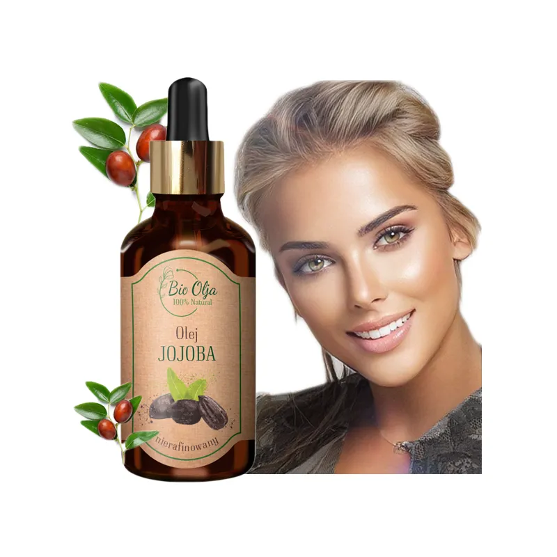 Bio Olja olej JOJOBA nierafinowany do twarzy reguluje sebum ❤️ Laroxy.pl