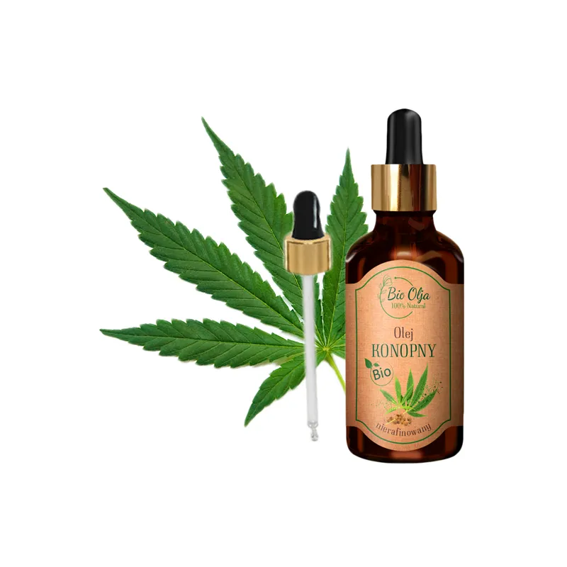Bio Olja olej KONOPNY nierafinowany zimnotłoczony 50ml ❤️ Laroxy.pl