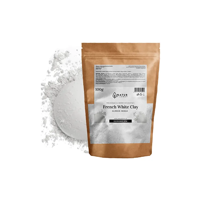 Natur Planet white cosmetic clay powder ❤️ Laroxy.pl