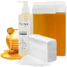 Hair removal set 2* Wax in roll + Strips + Blocker - Laroxy.pl
