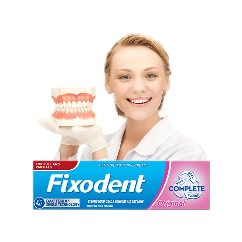 Fixodent denture cream - denture adhesive - Laroxy.pl