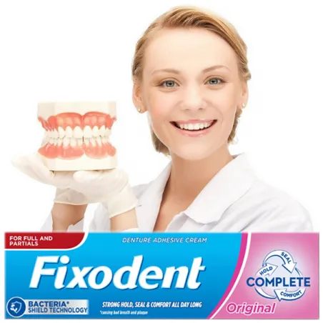 Fixodent denture cream - denture adhesive - Laroxy.pl