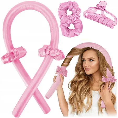 Hair curling roller + rubber bands + pin set LAROXY 💟 Laroxy.pl