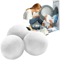 Woolen balls to soften laundry - dryer balls ❤️ Laroxy.pl