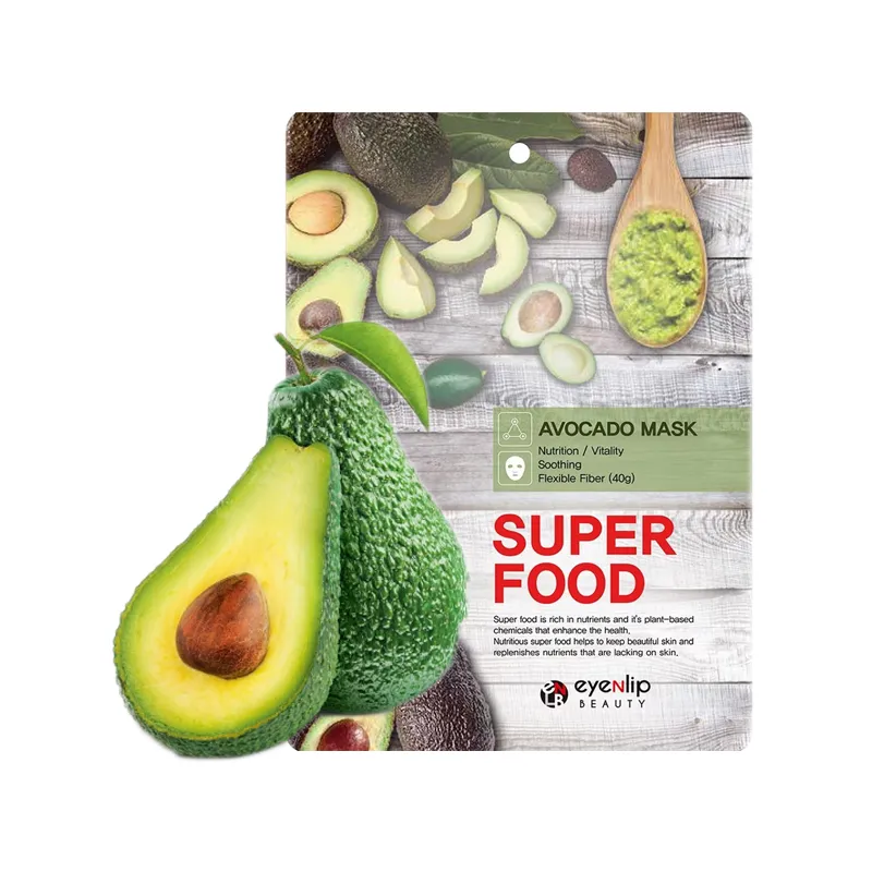 Maseczka na twarz przeciwzmarszczkowa płachcie koreańska Eyenlip Super Food