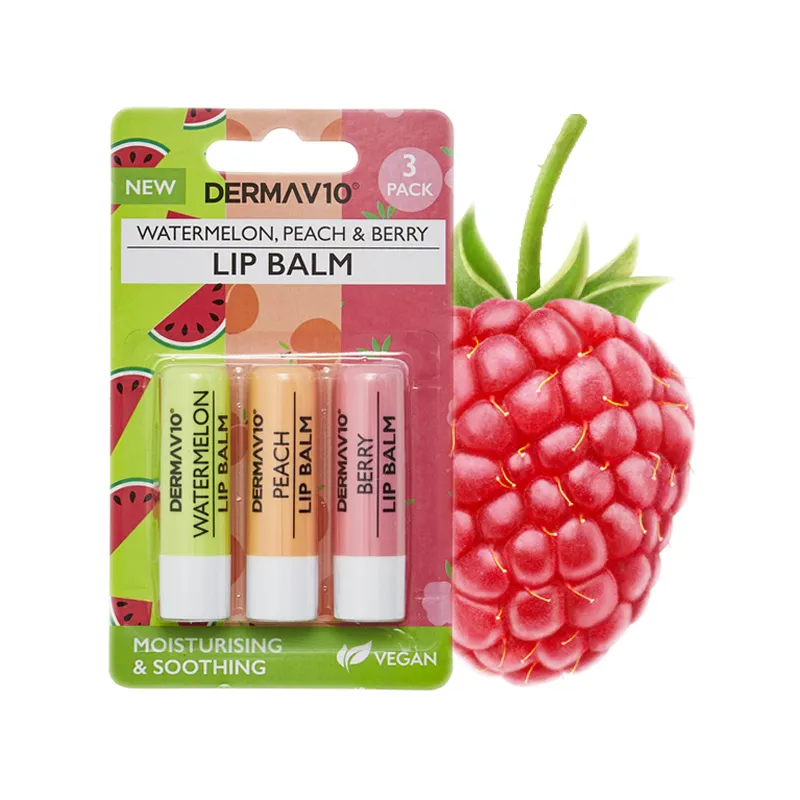 Balsam do ust - pomadka ochronna 3 sztuki ZESTAW  ❤️  Laroxy.pl