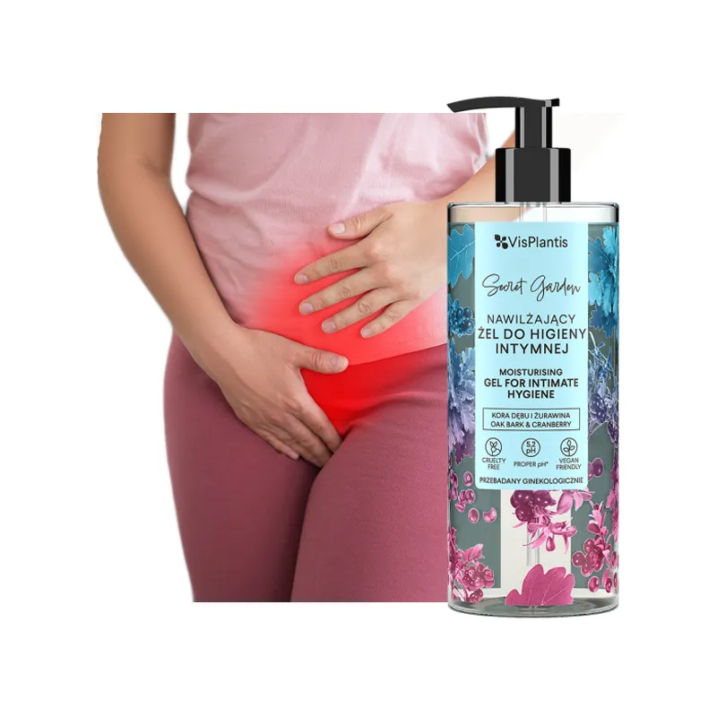 Vis Plantis intimate hygiene gel, oak bark and cranberry - Laroxy.pl
