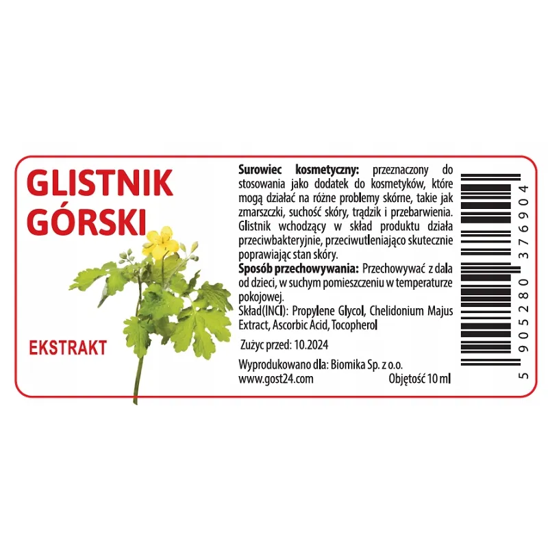 Glistnik jaskółcze ziele na włókniaki kurzajki brodawki 🍀 Laroxy