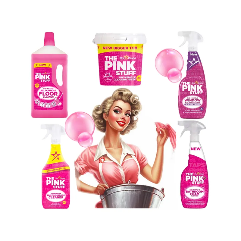THE PINK STUFF home cleaning products KIT ❤️ Laroxy.pl